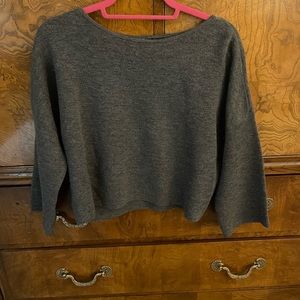 Eileen Fisher Gray Merino Sweater